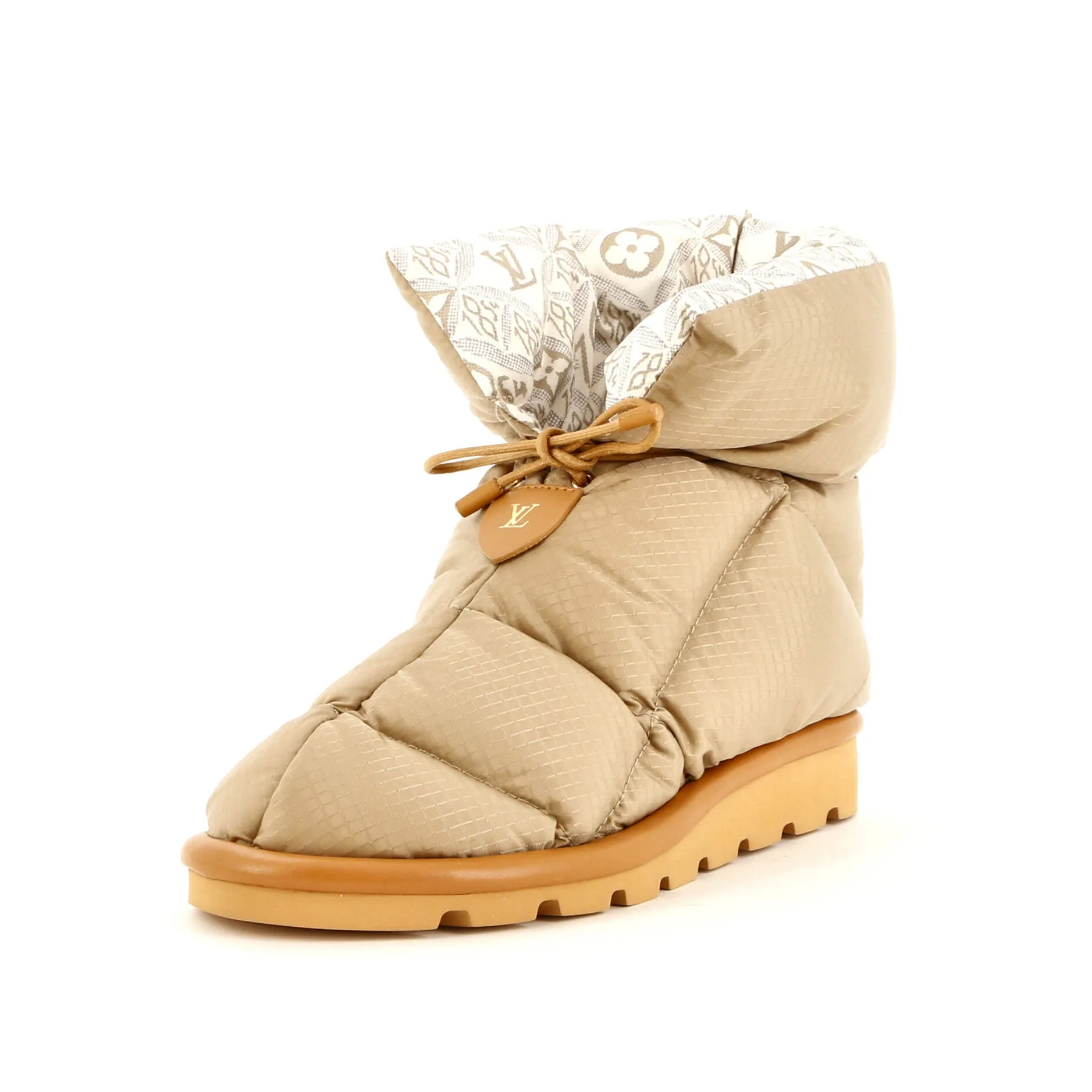 Comfort Guard Louis Vuitton Women's Pillow Comfort Ankle Boots Nylon with Limited Edition Since 1854 Monogram Nylon