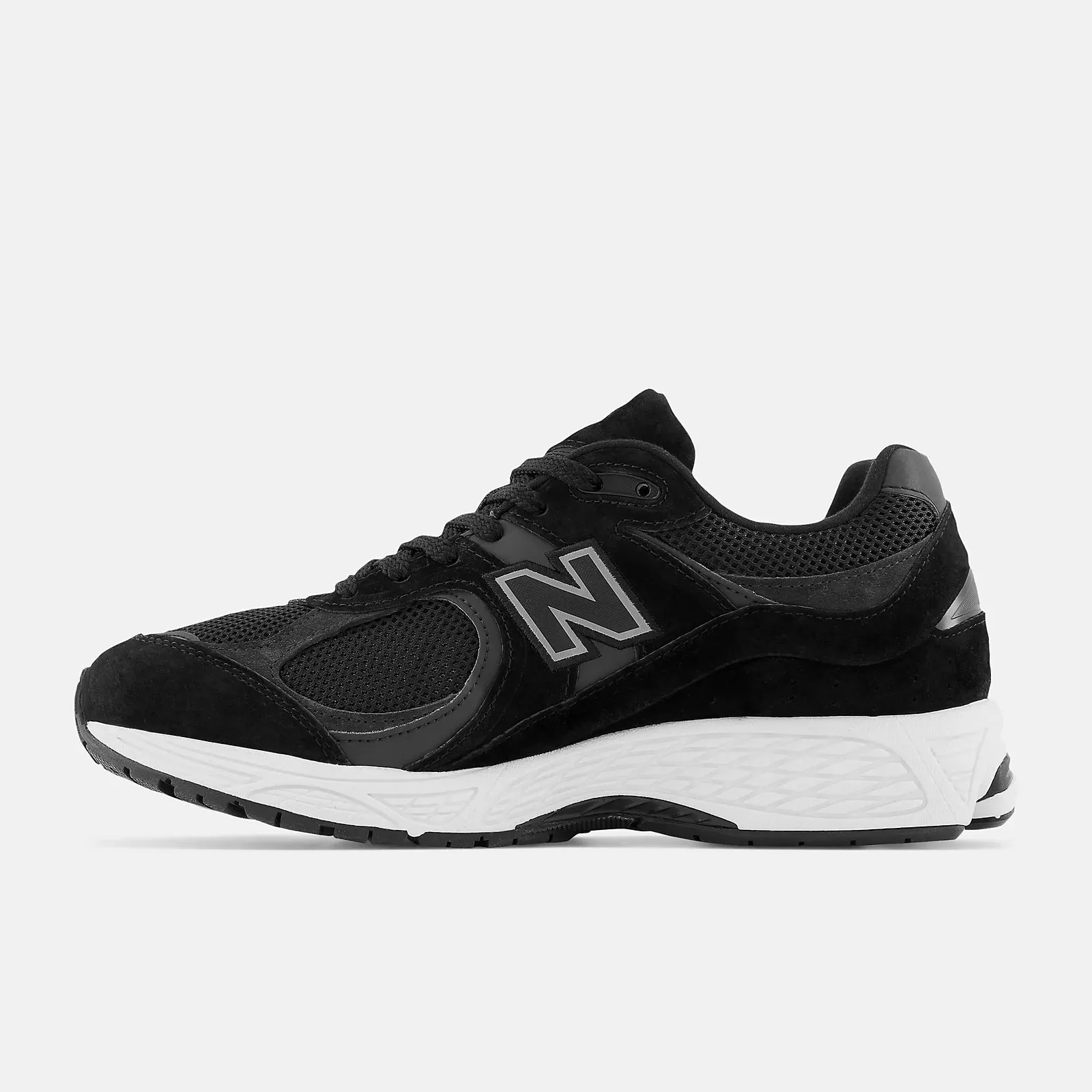 Stretchable Comfort Upper New Balance 2002R Mens' Sneakers Black Castlerock Grey