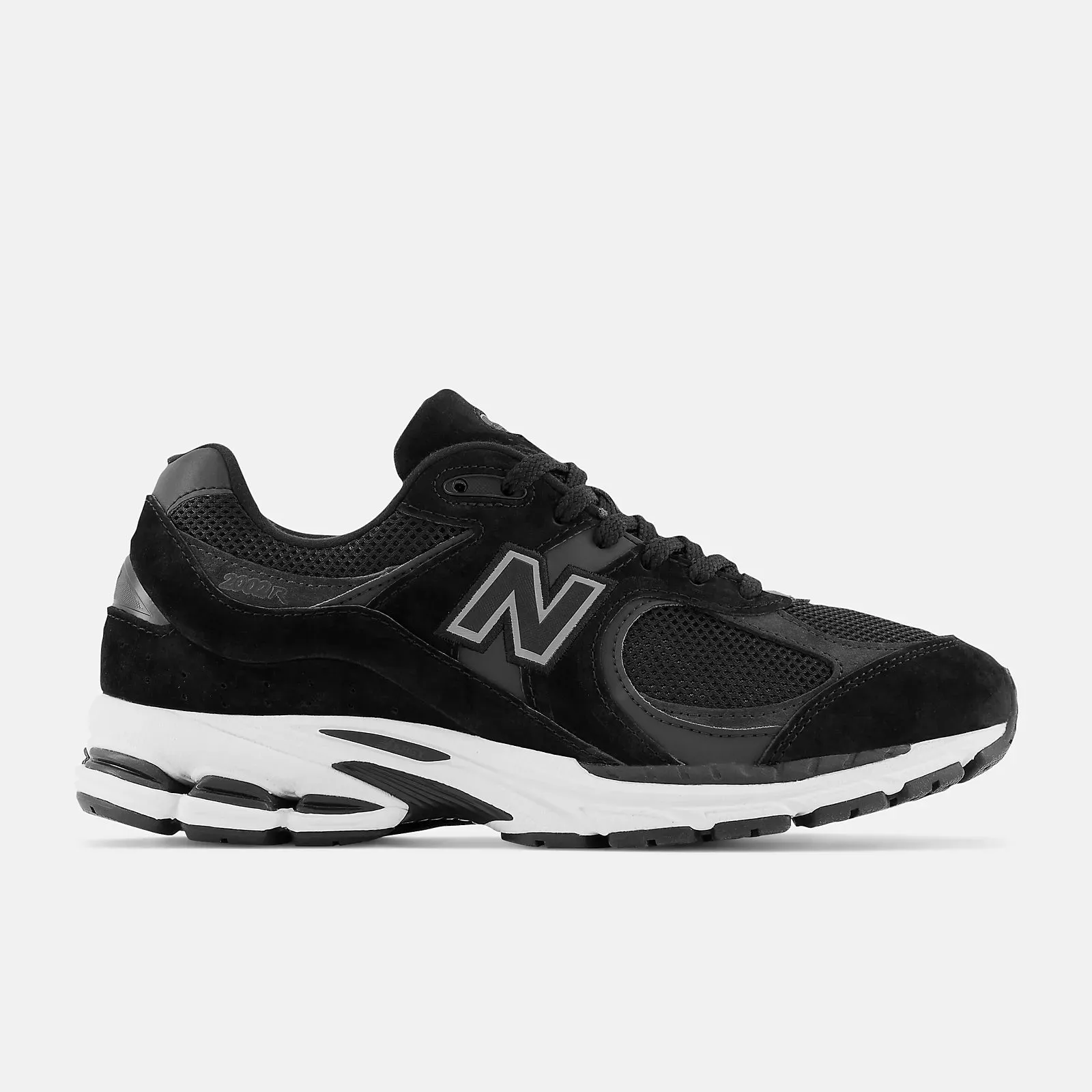 Comfort-Lock New Balance 2002R Mens' Sneakers Black Castlerock Grey