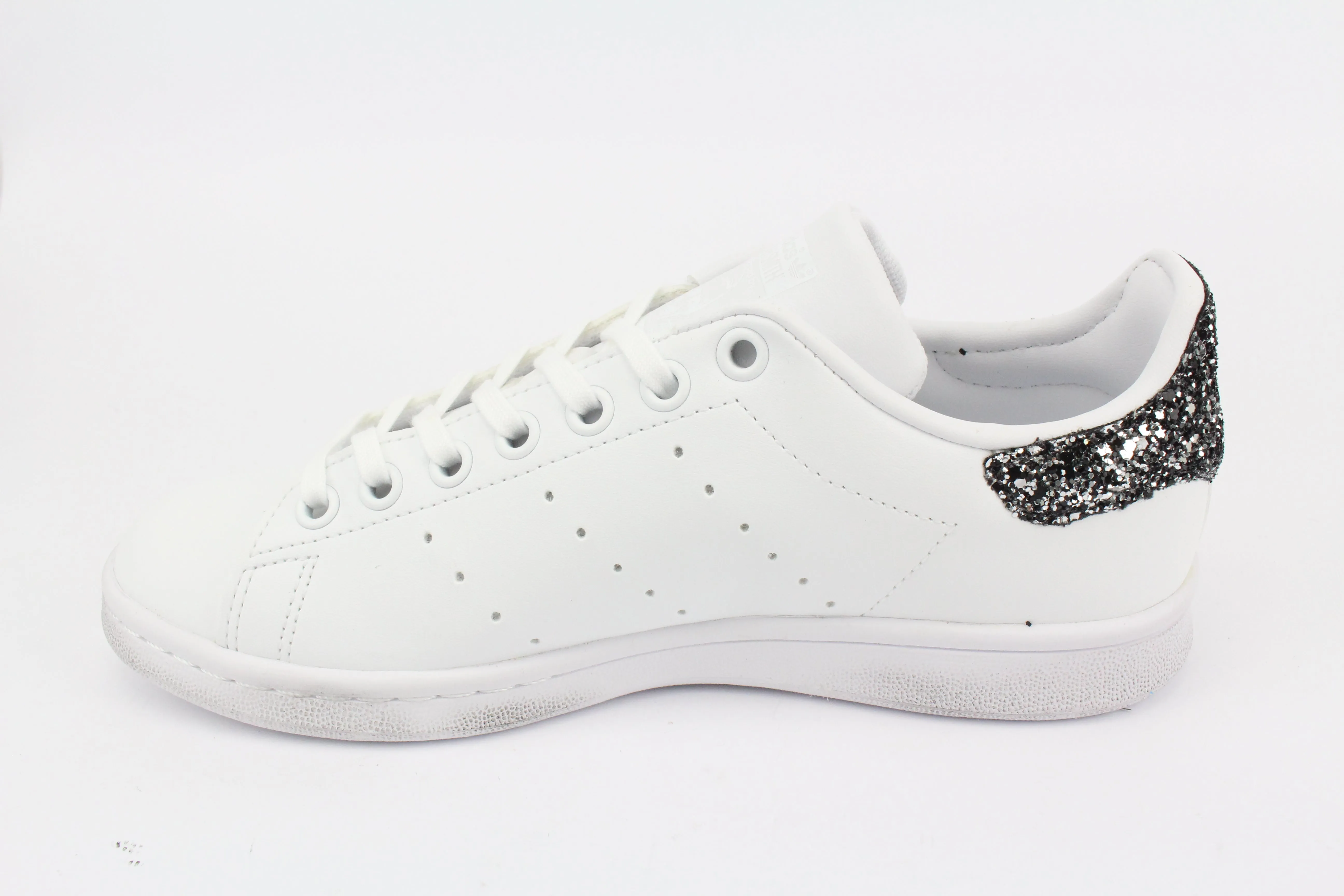 Comfort Move Adidas Stan Smith Stella Glitter Black Silver