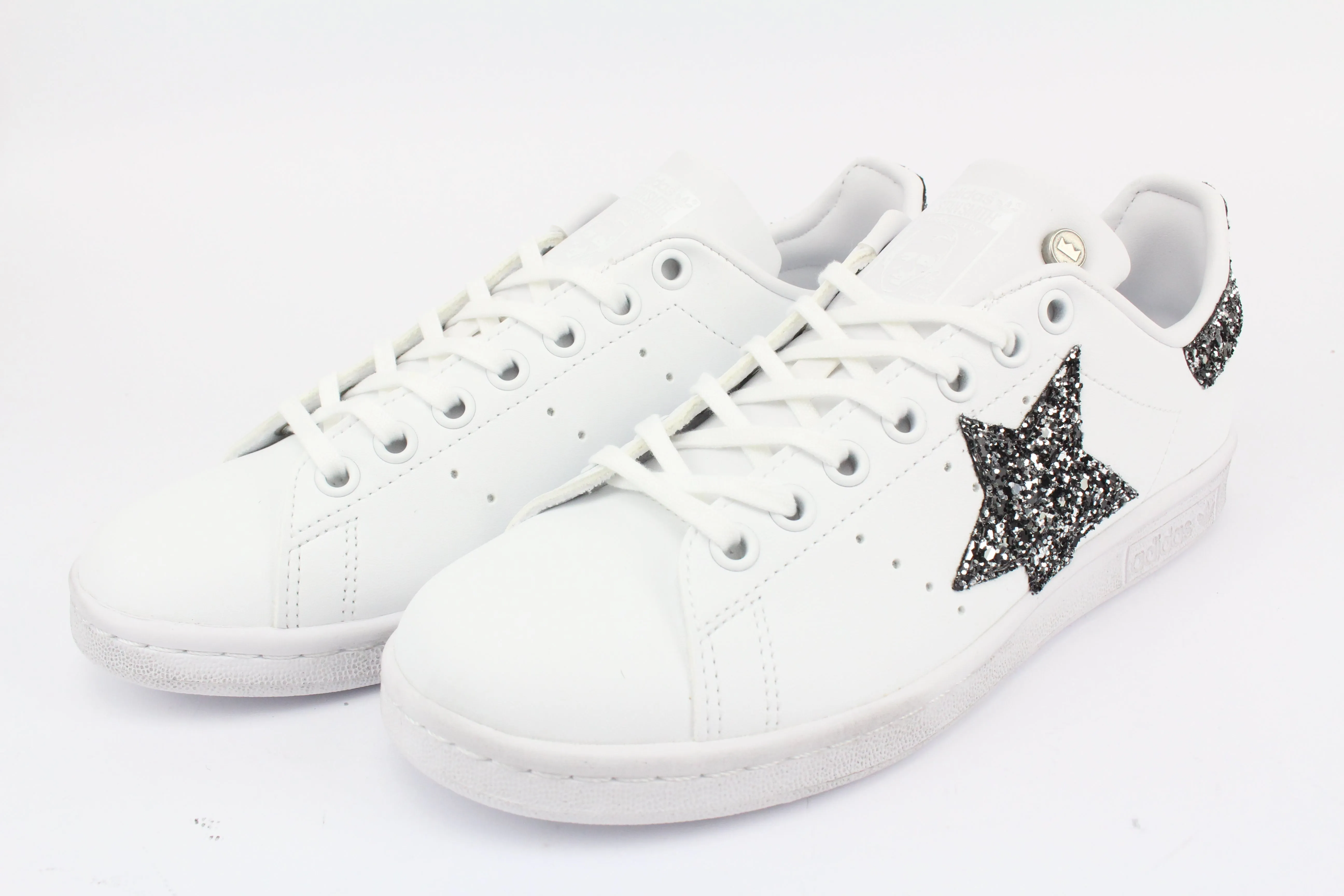Comfort Move Adidas Stan Smith Stella Glitter Black Silver