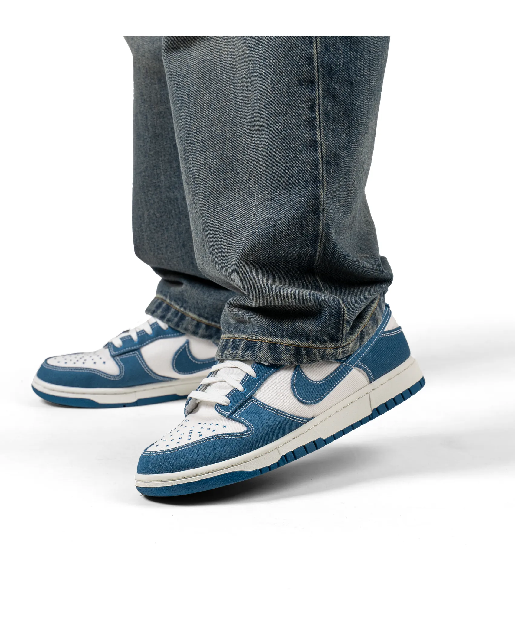 Comfort Move Nike Dunk Low Industrial Blue Sashiko