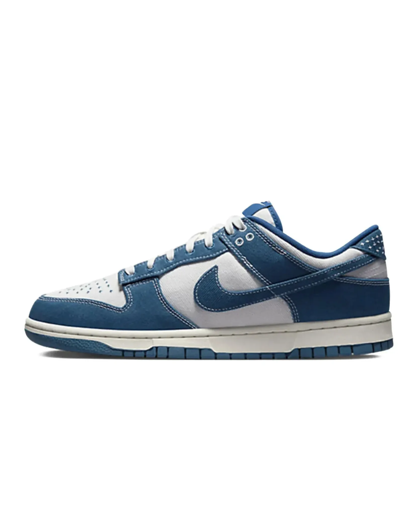 River Step Nike Dunk Low Industrial Blue Sashiko