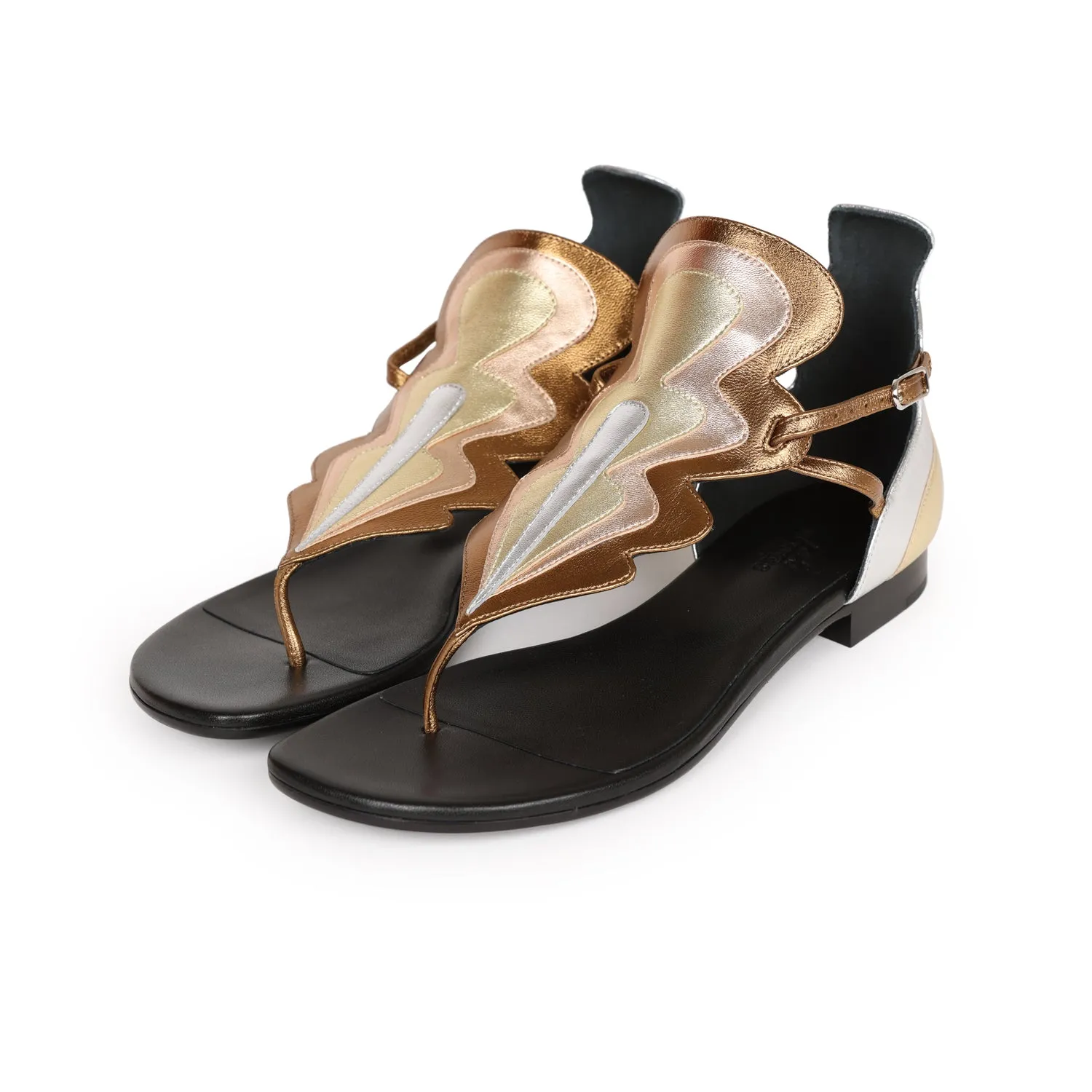 Comfort Sandals Hermes Garden Sandals Metallic Palladium Hardware 37