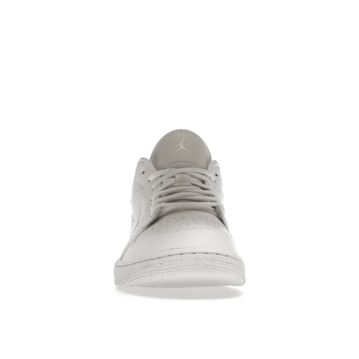 Comfort Straps Air Jordan 1 Low Triple White Tumbled Leather