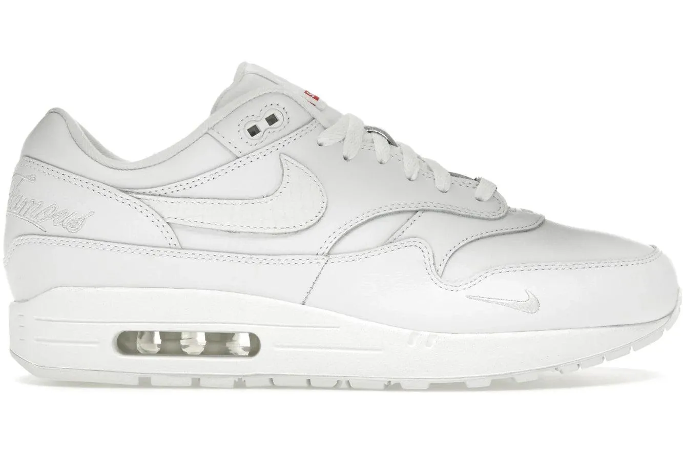 Comfort support zone section Nike Air Max 1 '87 SP Supreme Triple White