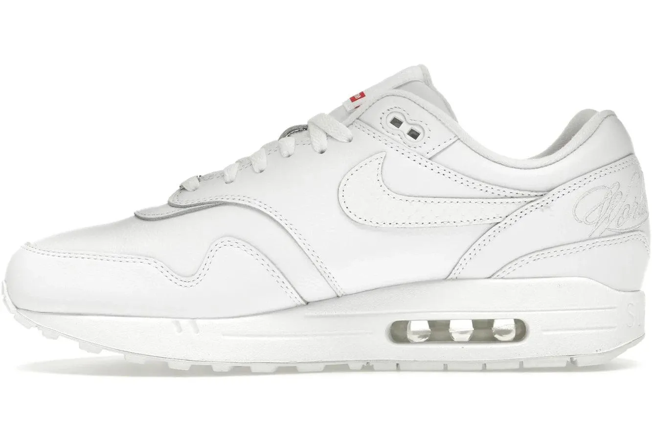 Comfort support zone section Nike Air Max 1 '87 SP Supreme Triple White