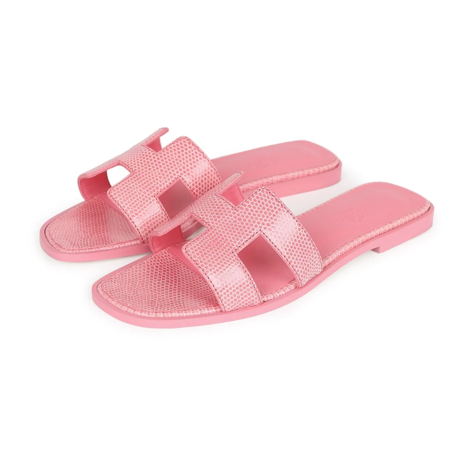 Comfort Walk Hermes Oran Sandals Rose Jaipur Lizard 37