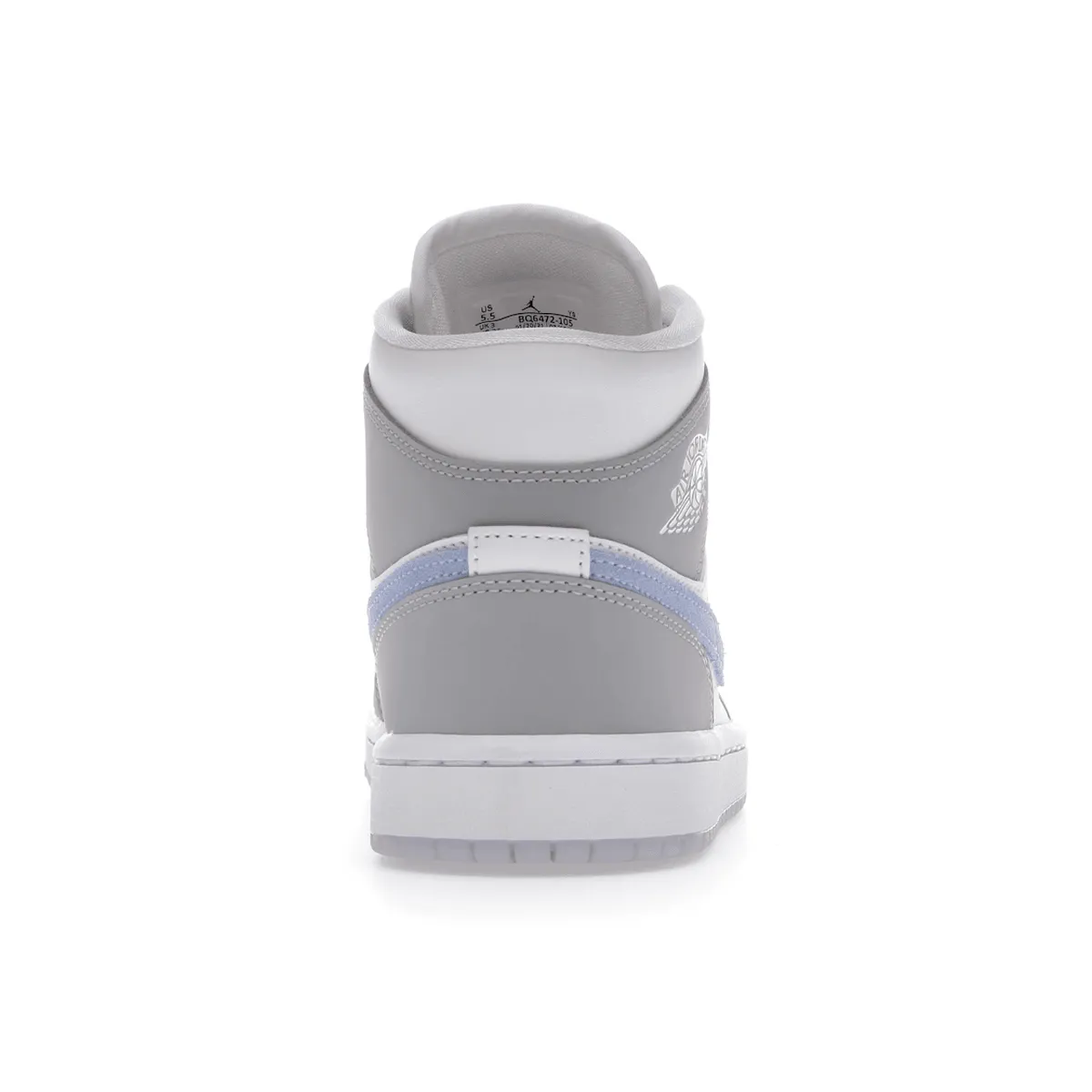 Comfort Zone Air Jordan 1 Mid Wolf Grey Aluminum