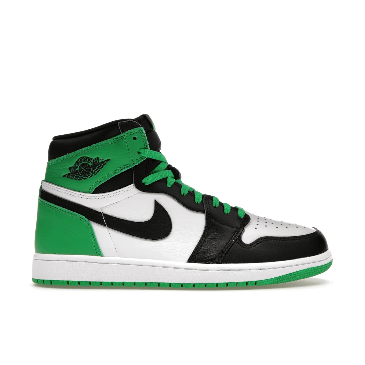 Comfortable bend Air Jordan 1 Retro High OG Lucky Green
