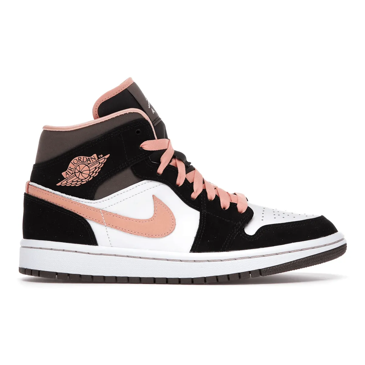 Comfortable Breathability Air Jordan 1 Mid Peach Mocha