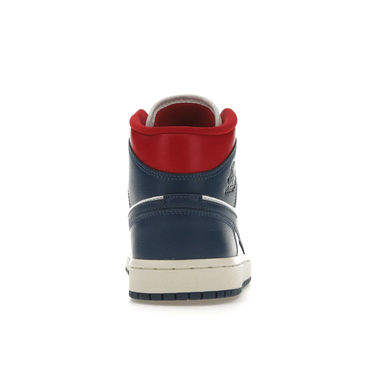 Comfortable Cushioning Air Jordan 1 Mid French Blue Gym Red