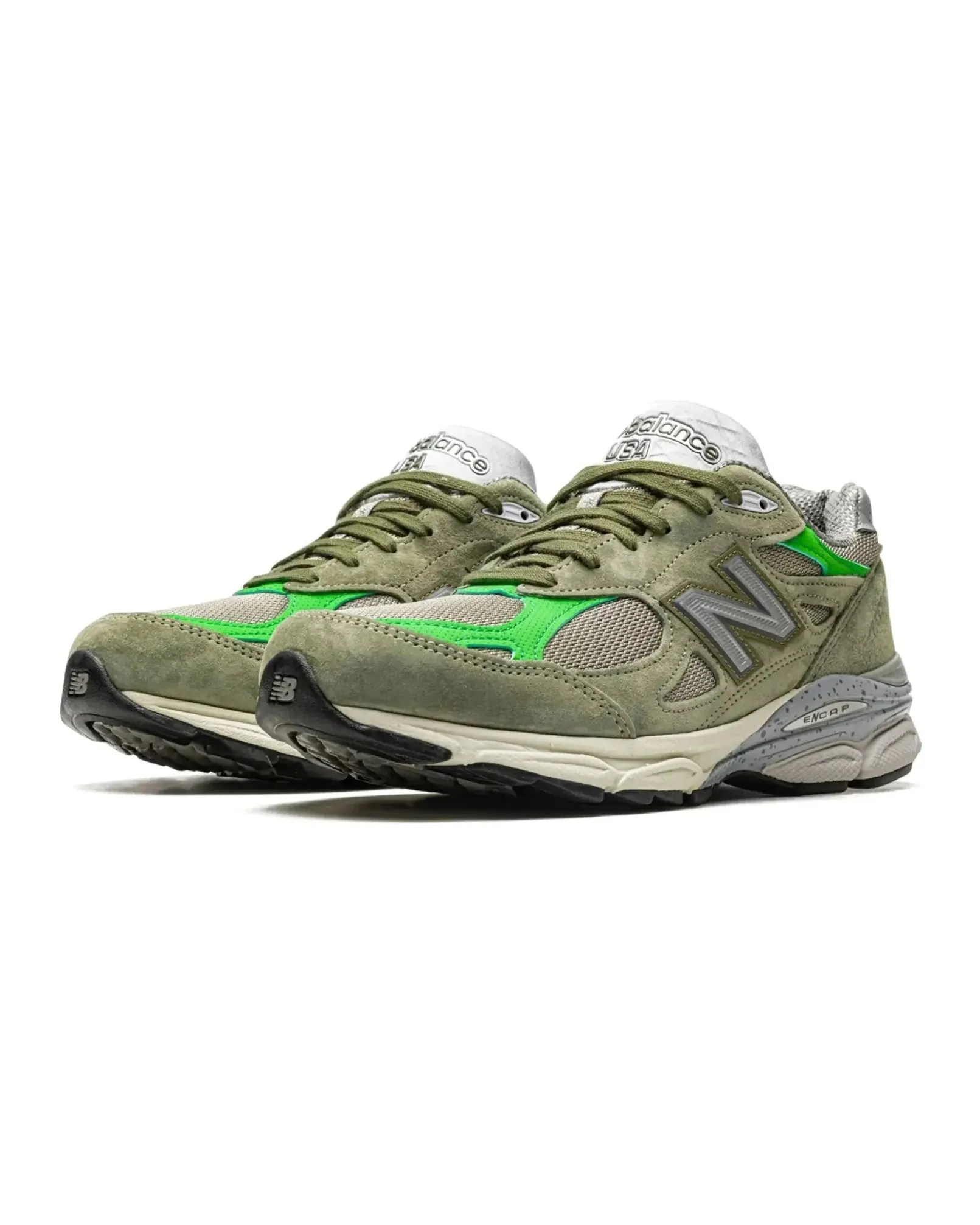 Comfortable Lacing System Design New Balance 990v3 X Patta Keep Your Family Close