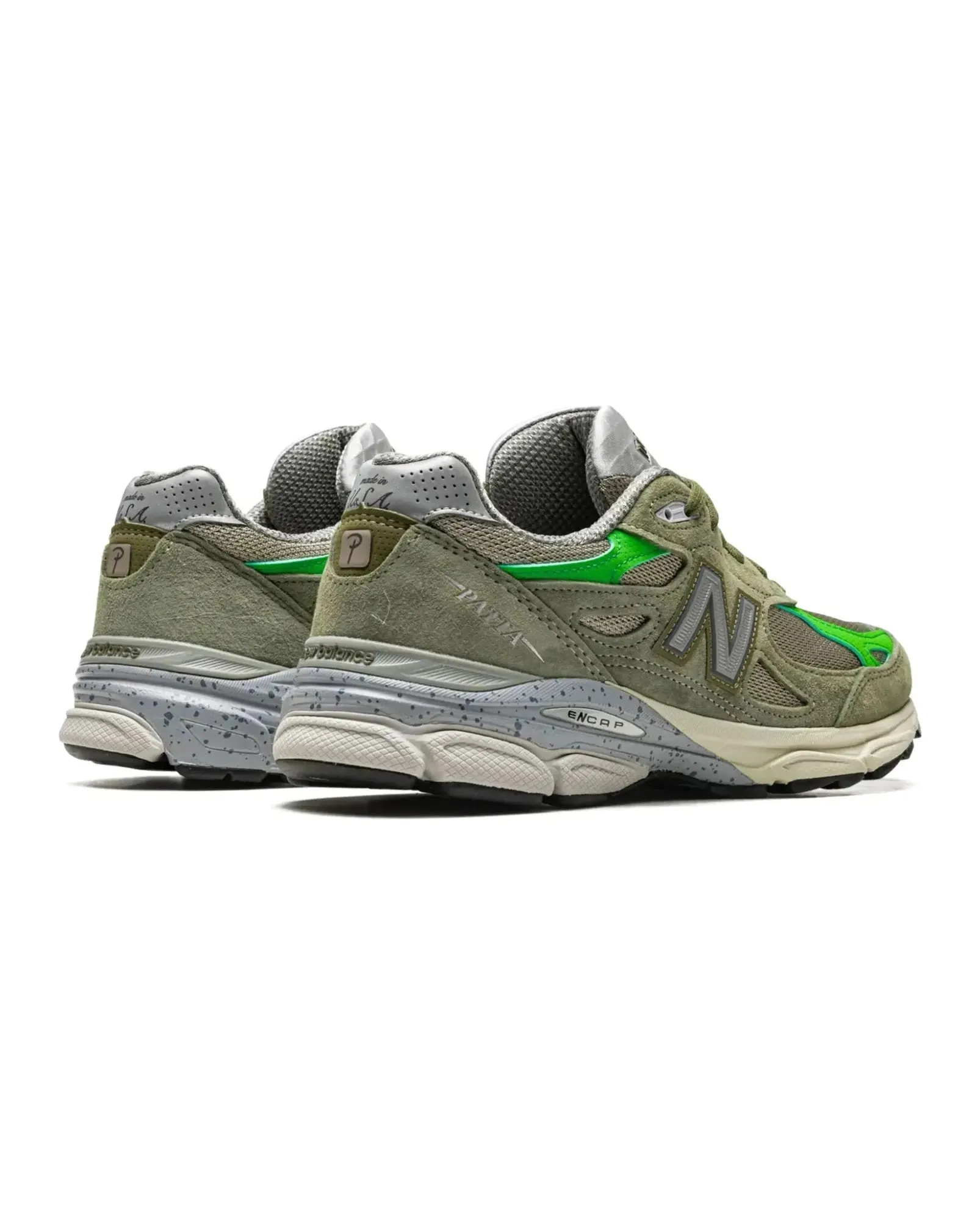 Comfortable Lacing System Design New Balance 990v3 X Patta Keep Your Family Close