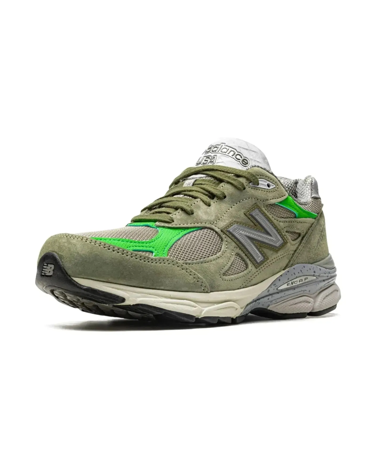 Comfortable Lacing System Design New Balance 990v3 X Patta Keep Your Family Close