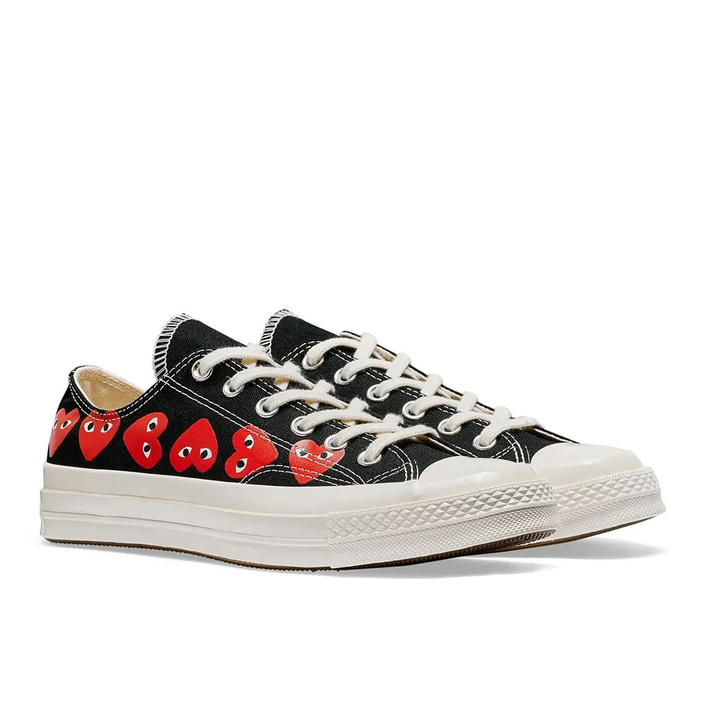 AZ-K126-001-1 - COMME DES GARONS X Converse Multi Heart Chuck 70 Lo Top