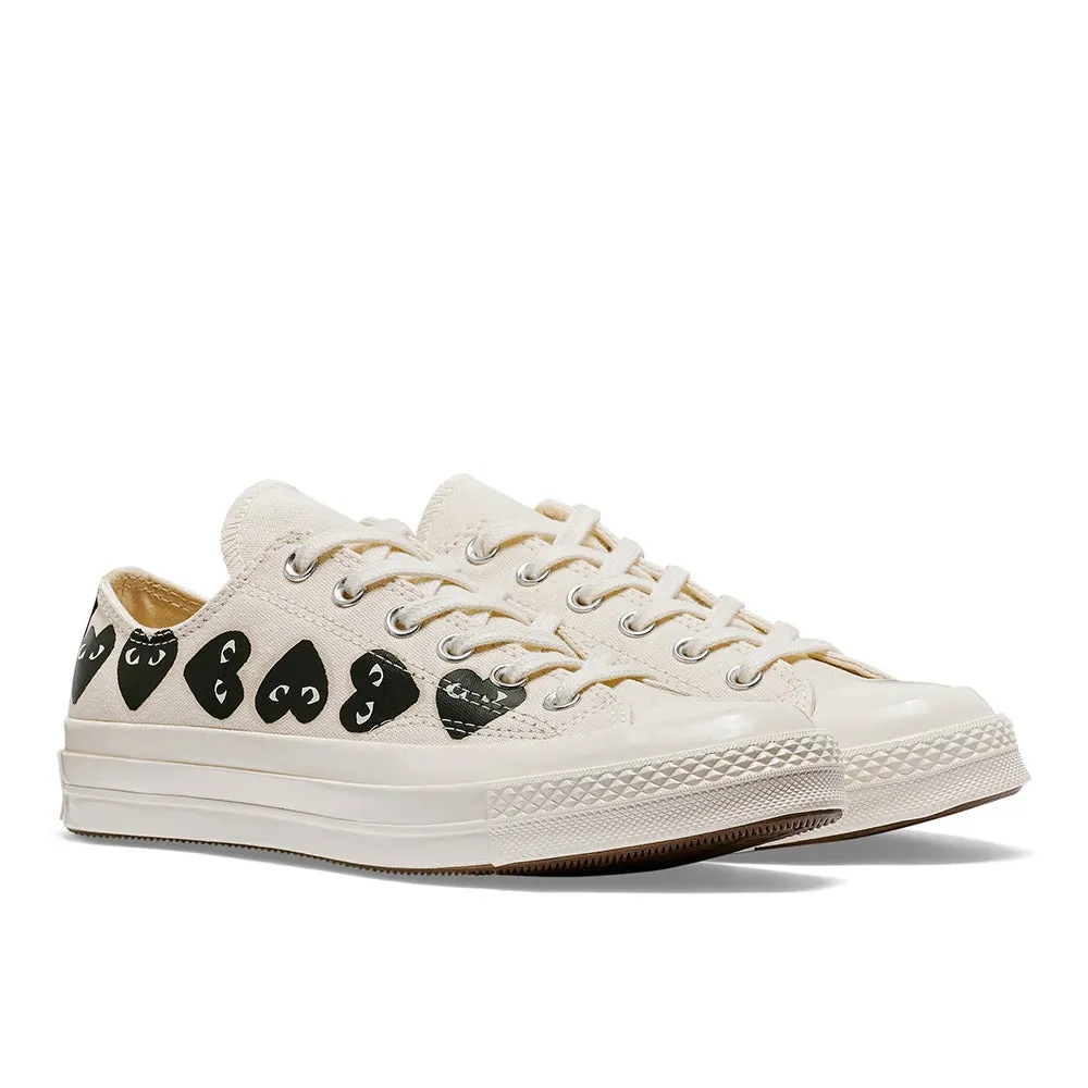 AZ-K126-001-2 - COMME DES GARONS X Converse Multi Heart Chuck 70 Lo Top
