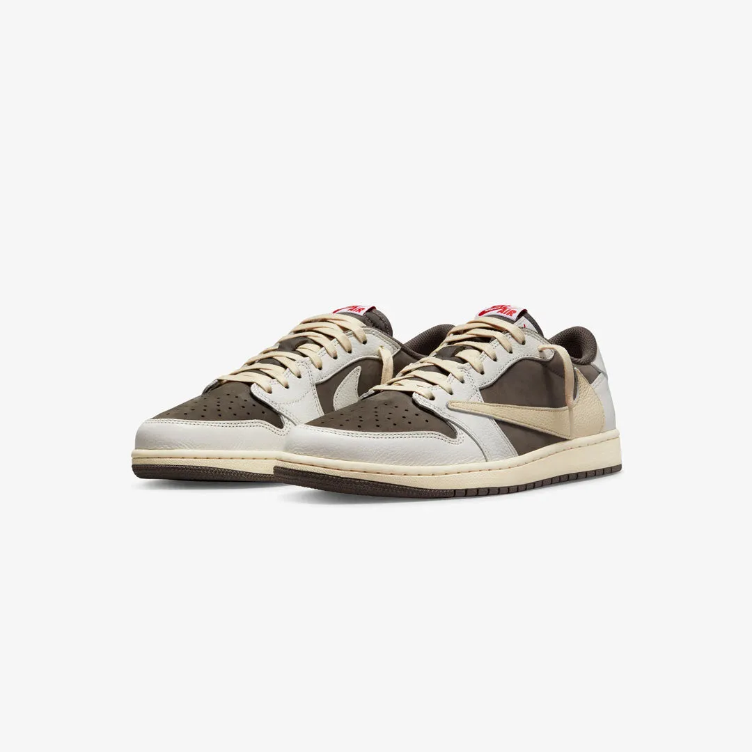 Compact Form Fit Air Jordan 1 Low Travis Scott Reverse Mocha