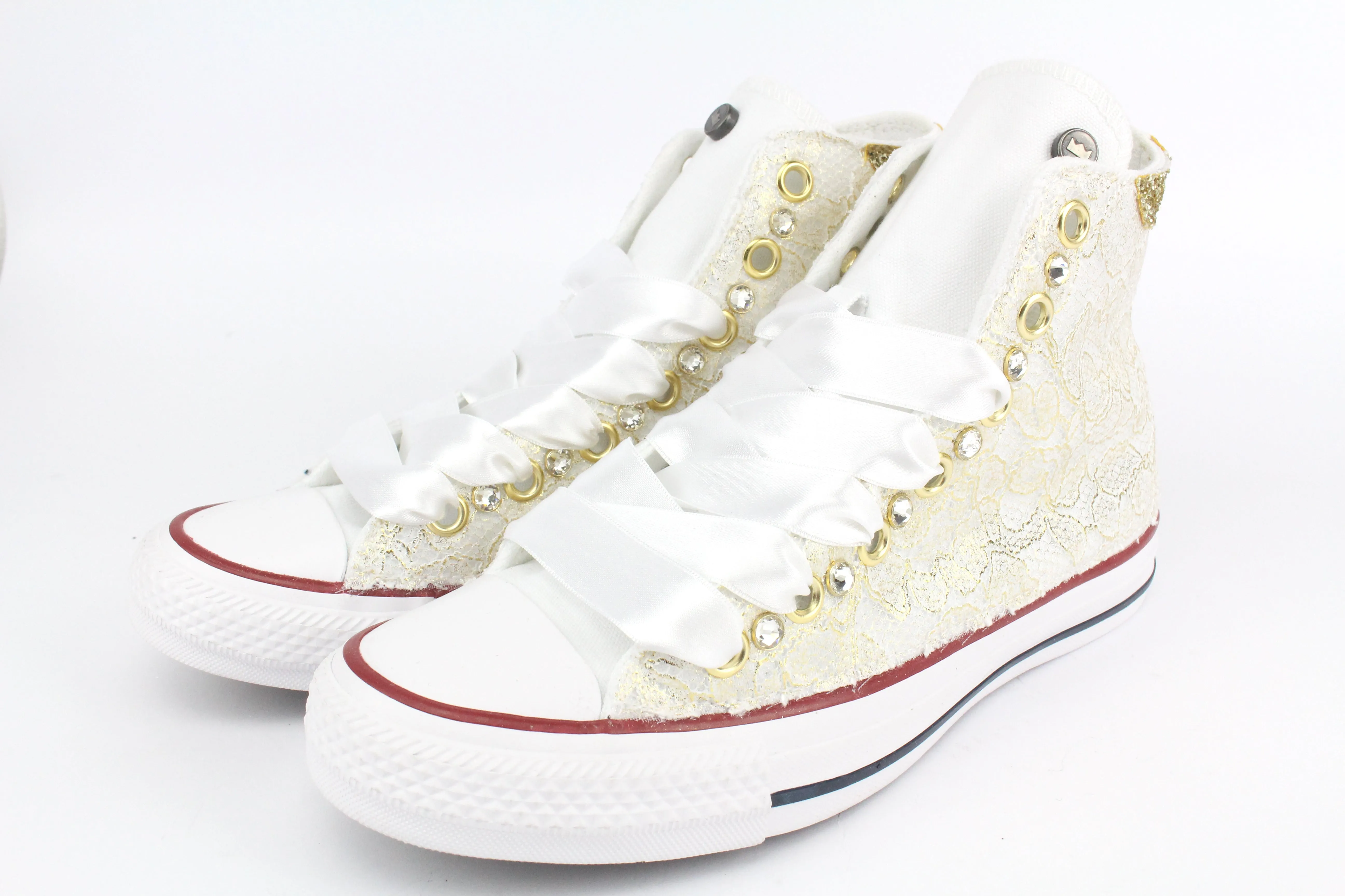 Converse All Star Pizzo Oro & Strass Trendy Design