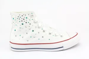Converse All Star White Strass Termo Cristal Tiffany Urban Sport Garden Tour
