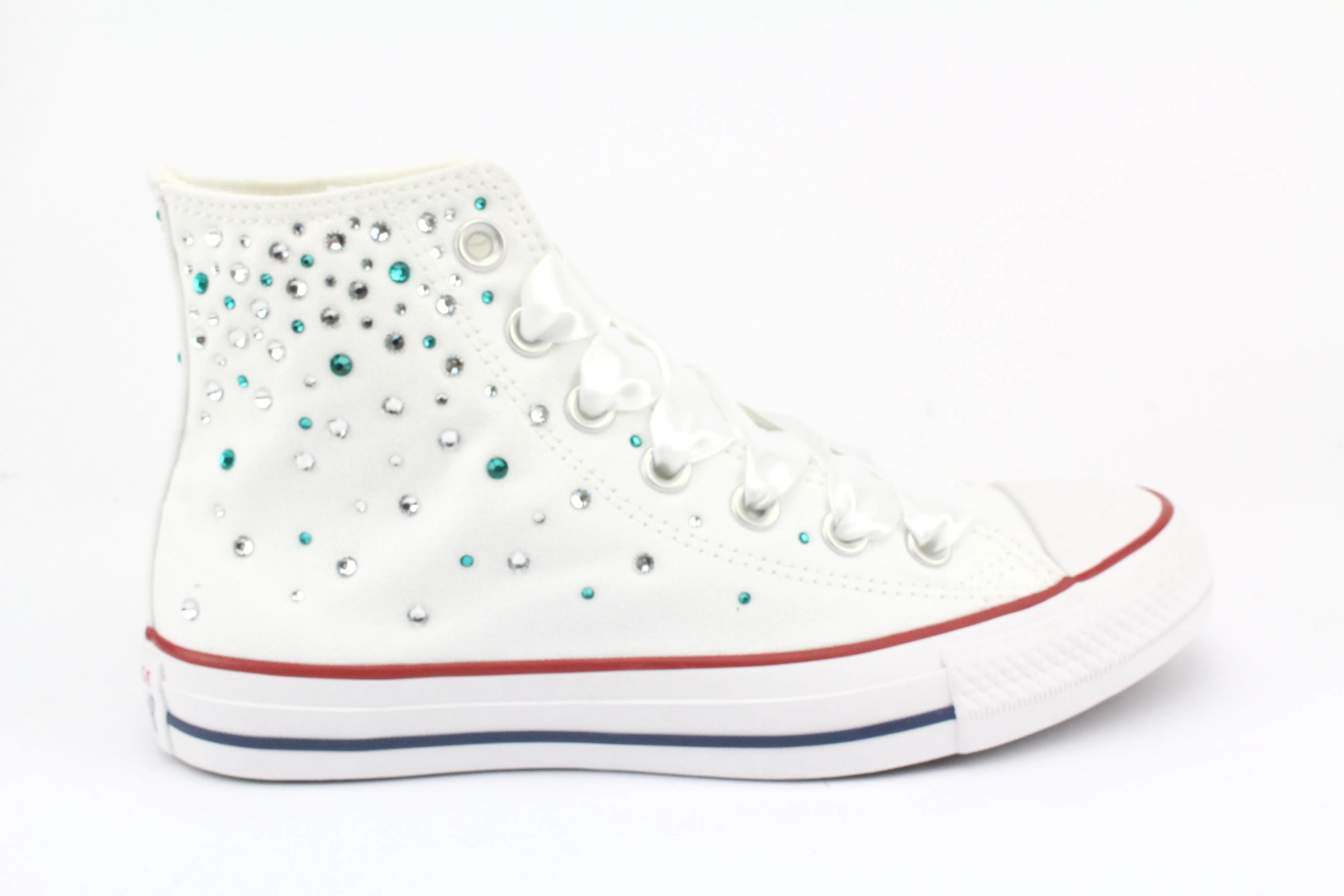 Converse All Star White Strass Termo Cristal Tiffany Urban Sport Garden Tour