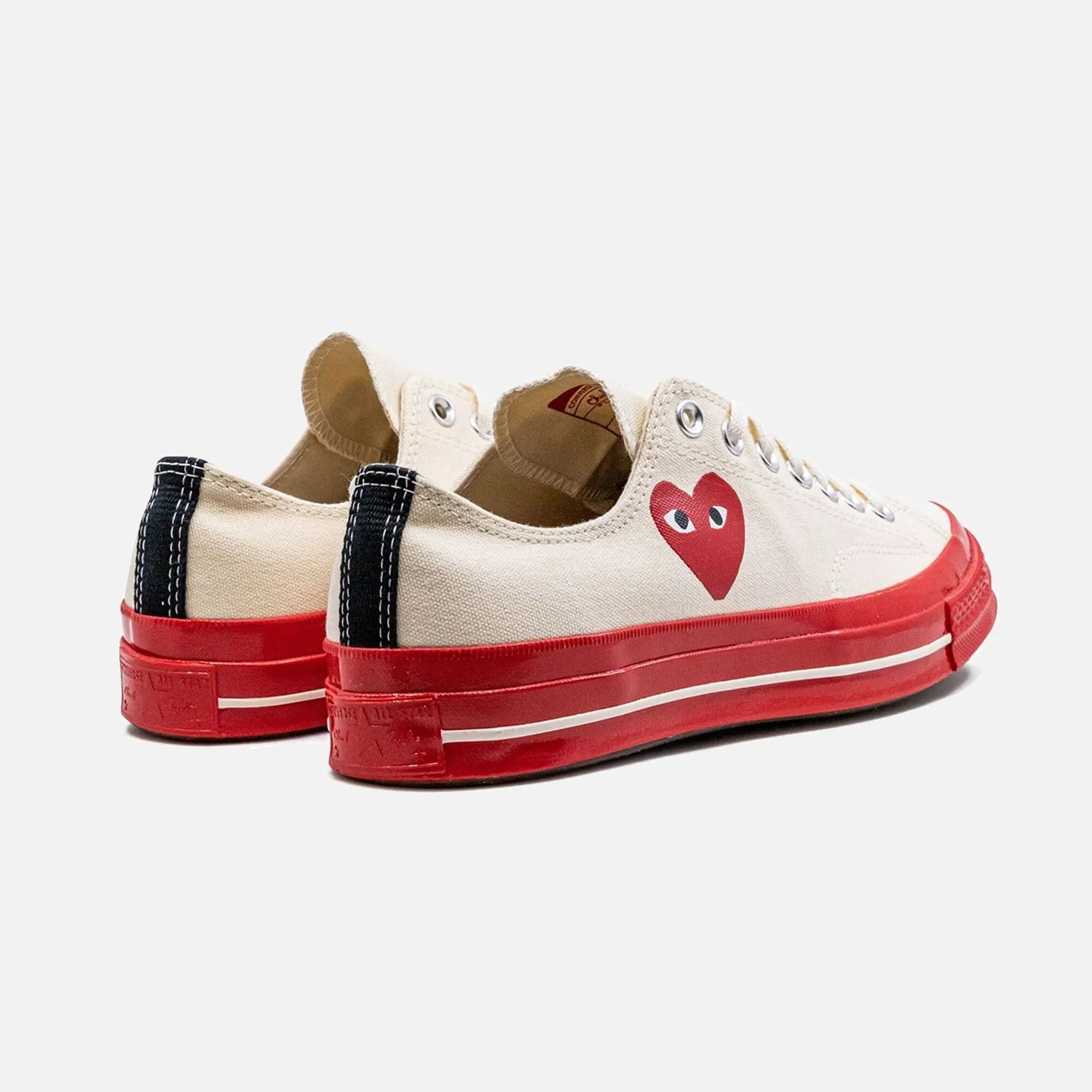 Converse x Comme Des Garcons Chuck 70 Heart Red - CDG Trainers extra - small size