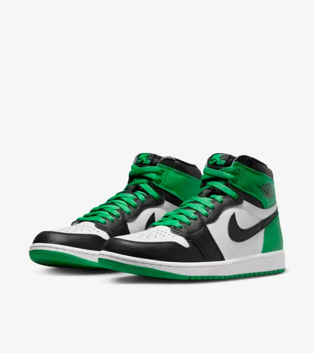 Cool Air Jordan 1 High Black and Lucky Green