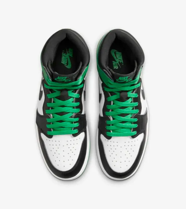 Cool Air Jordan 1 High Black and Lucky Green
