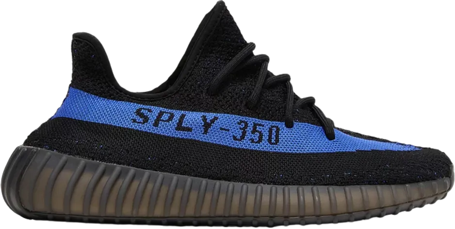 YZY 350 V2 'Dazzling Blue' spring running shoe ambience lightweight design shoes