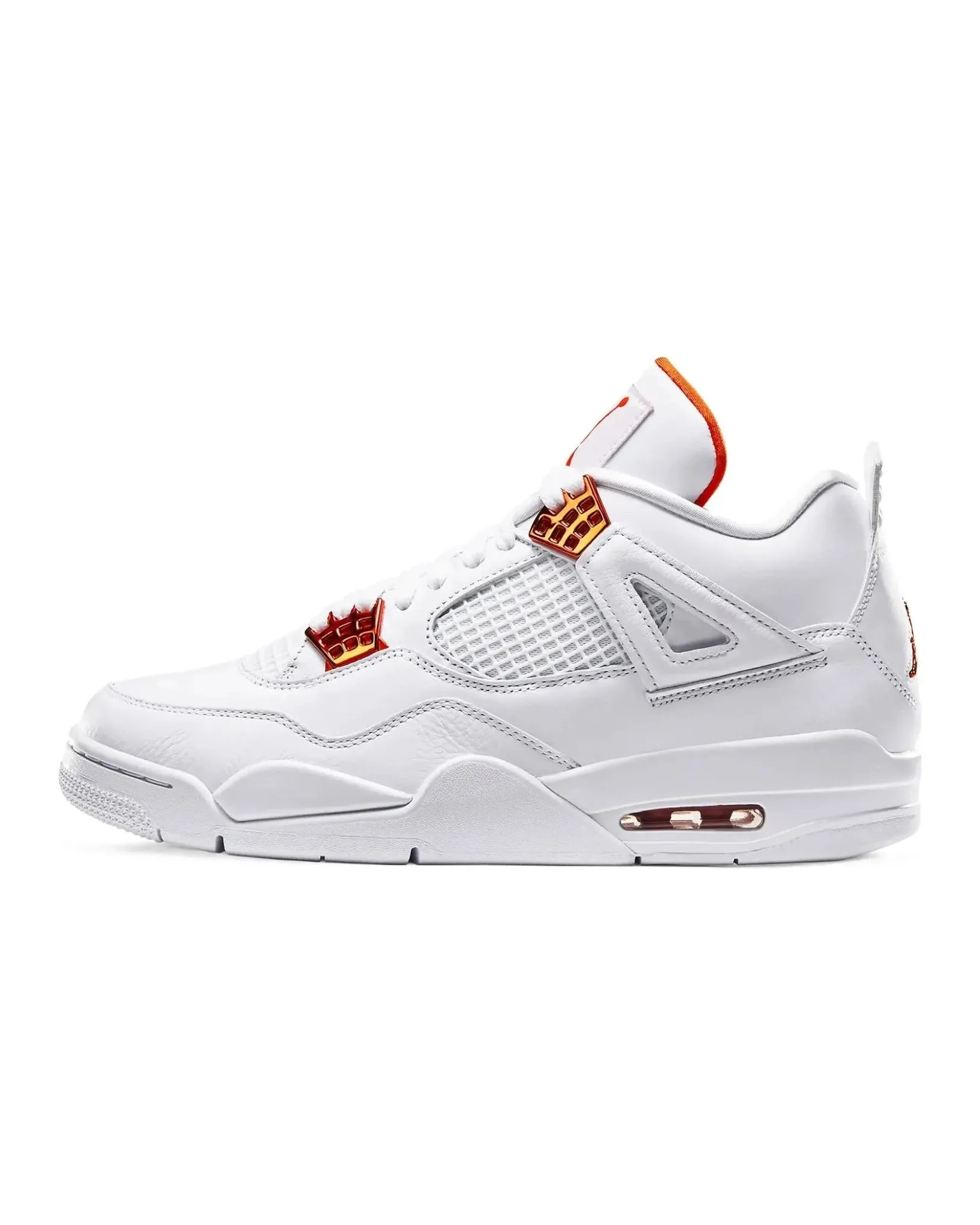 Cushioned Design Nike Air Jordan 4 Retro Metallic Orange