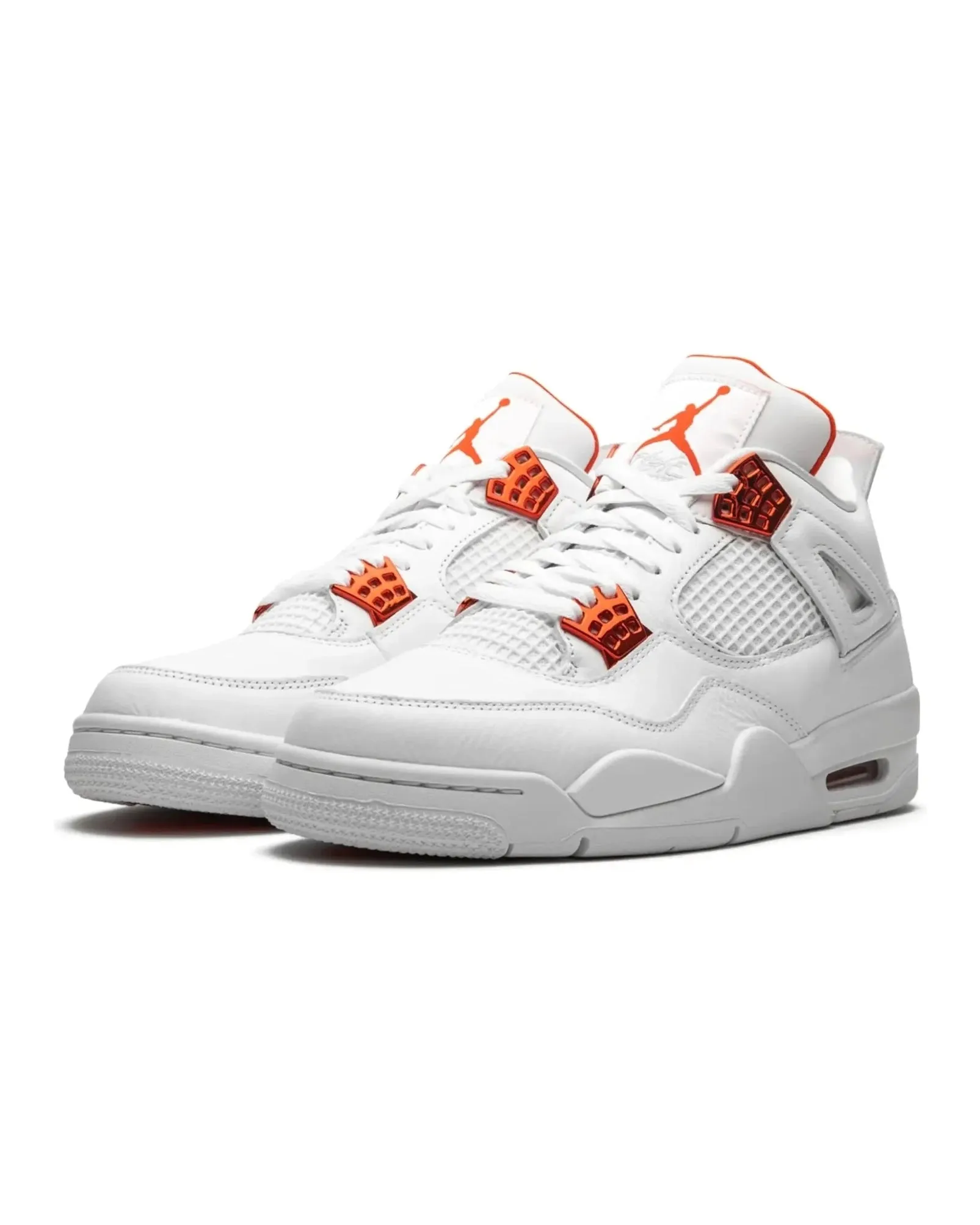 Cushioned Design Nike Air Jordan 4 Retro Metallic Orange
