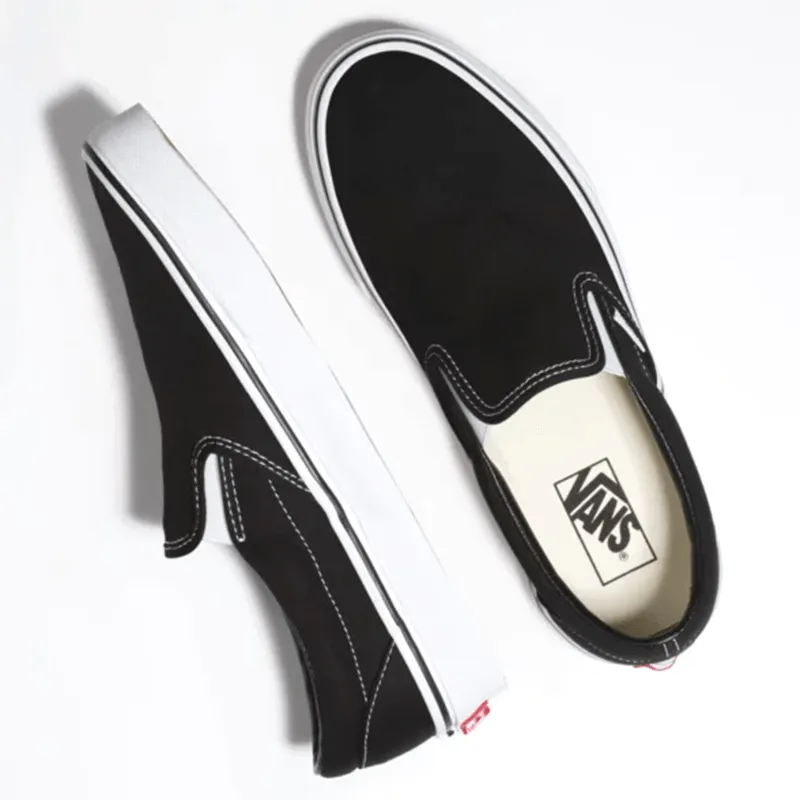 Cushioned Insole [VN000EYEBLK] Vans Classic Slip-On Unisex Sneakers