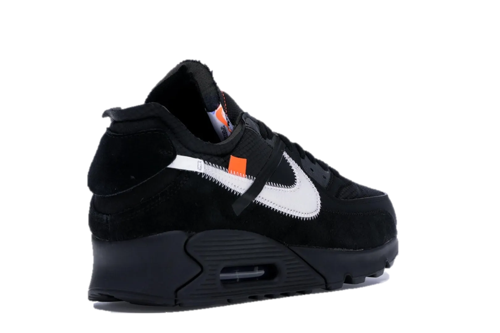 Cushioned performance Nike Air Max 90 Off-White Black