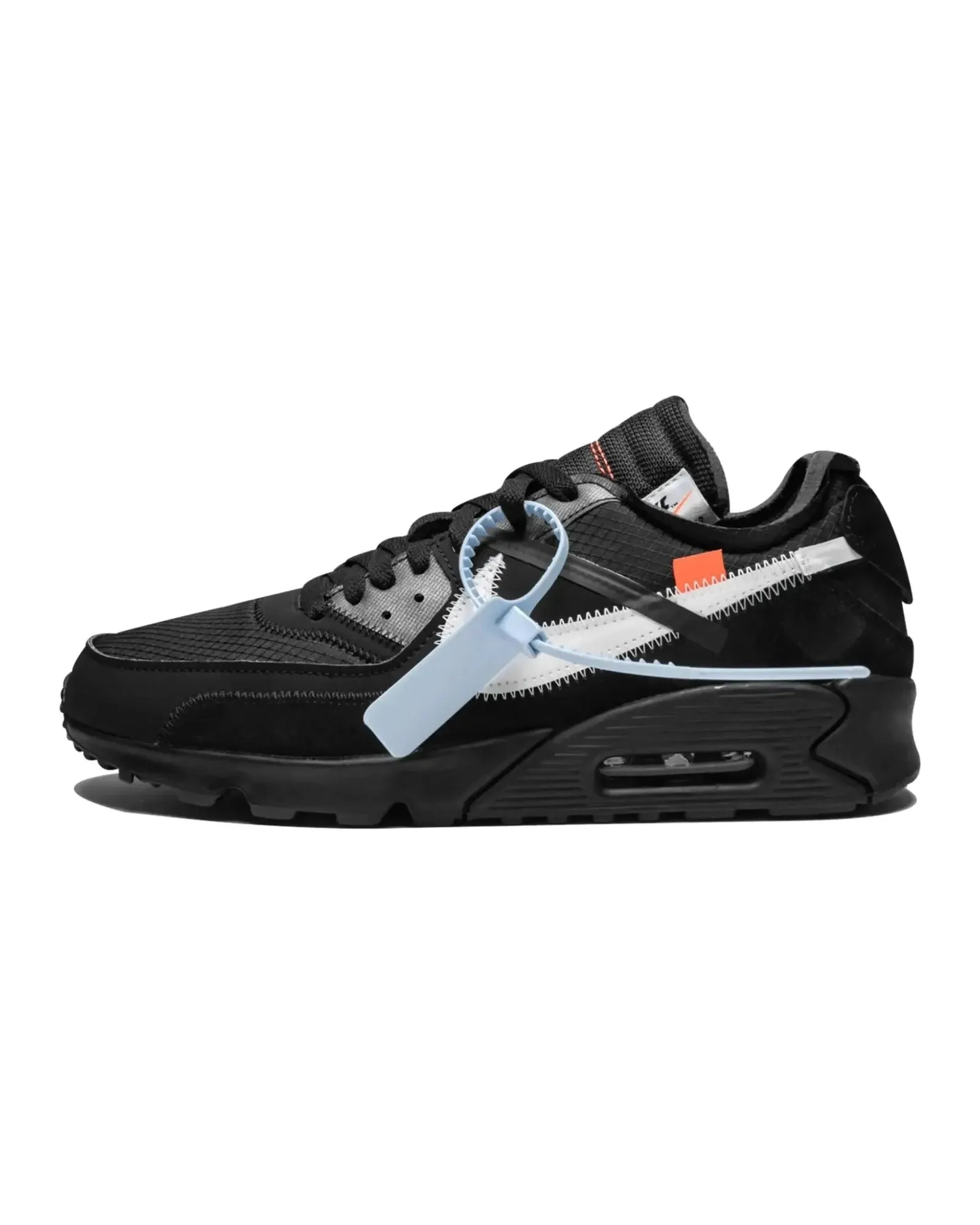 brushed - finish - design shoes solo run Nike Air Max 90 Off-White Black
