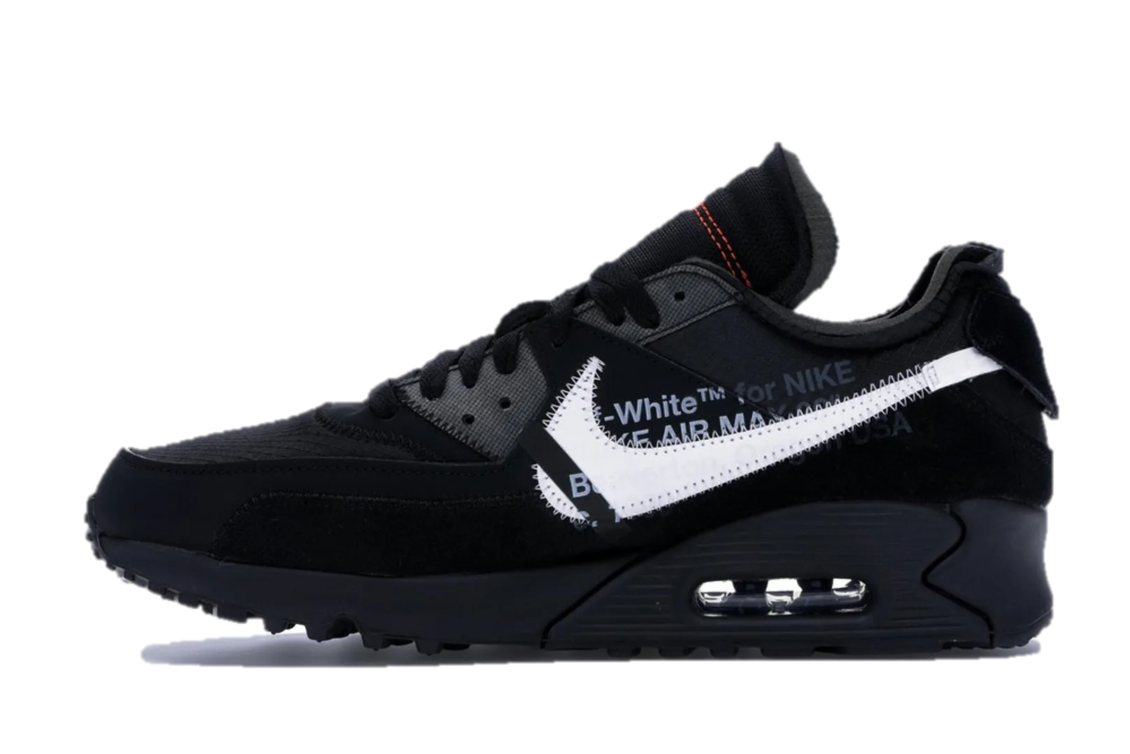 Cushioned performance Nike Air Max 90 Off-White Black