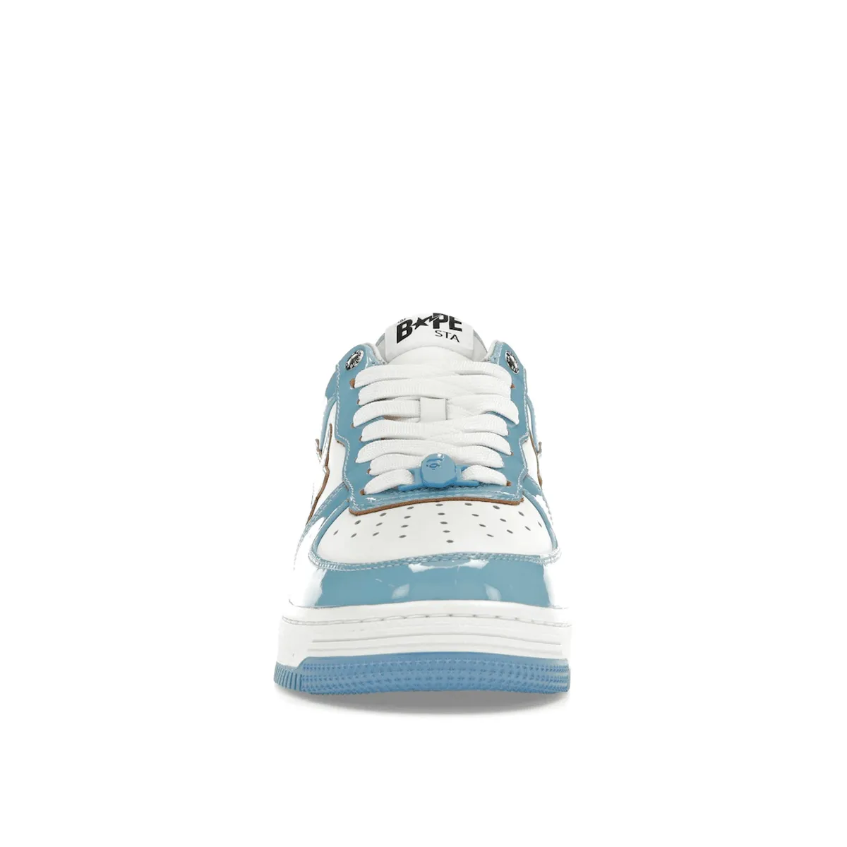 custom-fit A Bathing Ape Bape Sta Patent Leather Blue White
