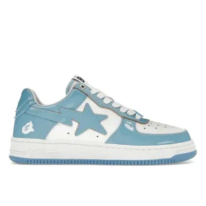Soft Material A Bathing Ape Bape Sta Patent Leather Blue White