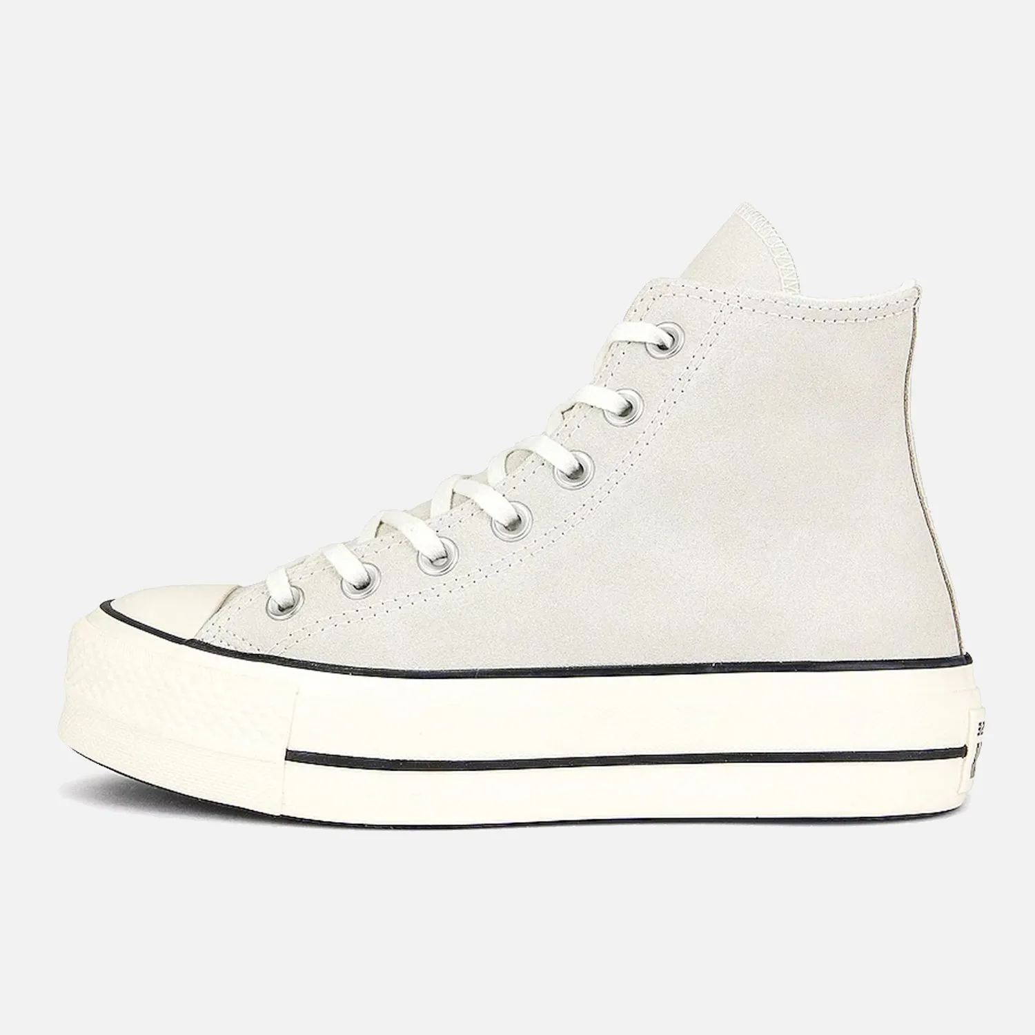 Women's Converse Chuck Taylor Lift Hi Lift Egret Suede debossed - finish - design shoes road - to - trail running shoes