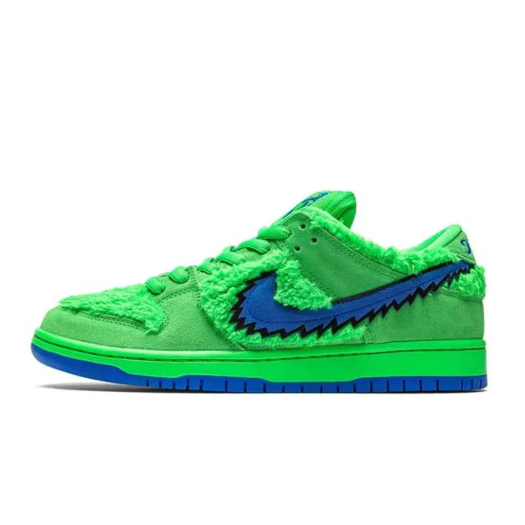 Flexible Sole Animal Touch Grateful  Dead X SB Dunk Low Green Bear