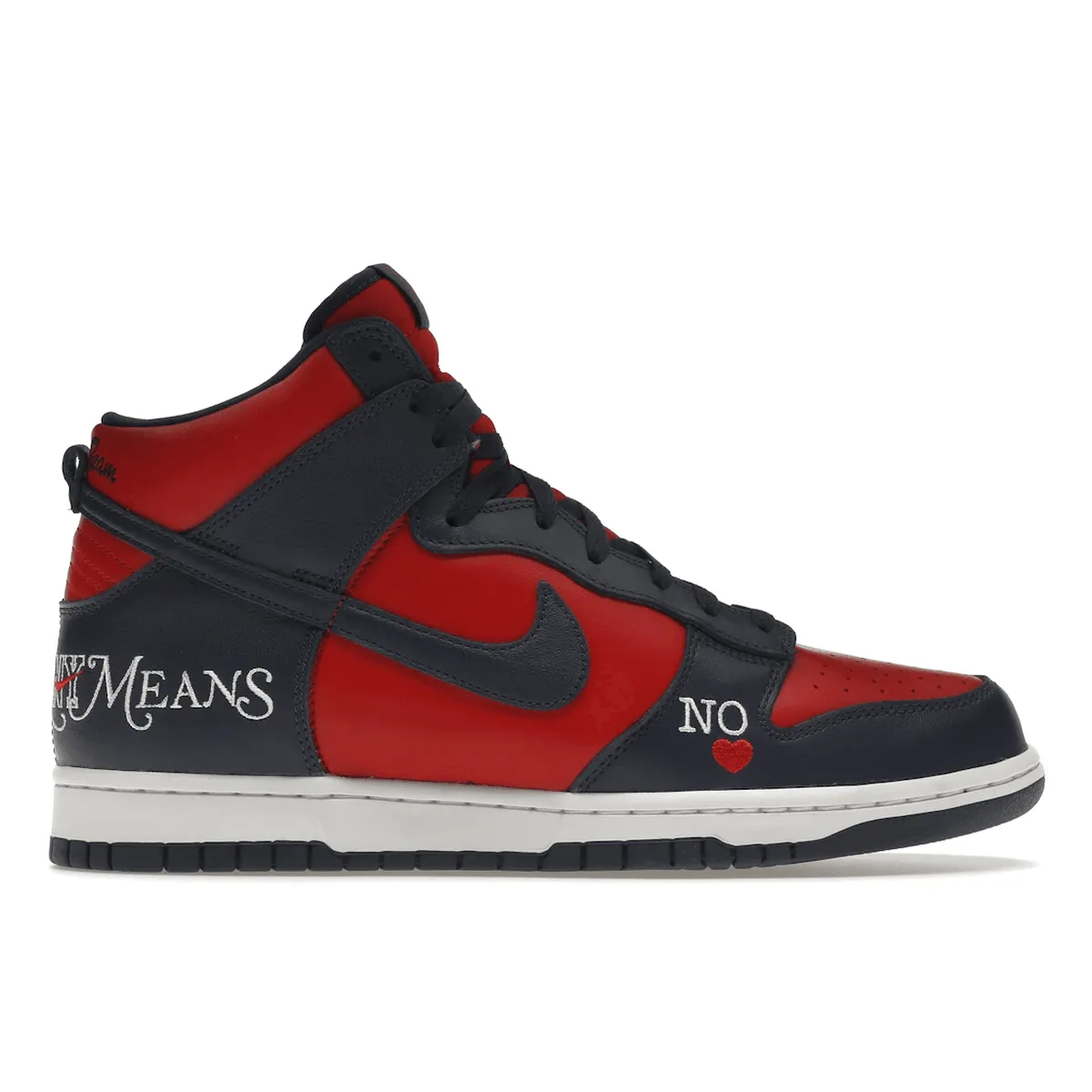 Daily Glide Step-On Nike SB Dunk High Supreme By Any Means Navy