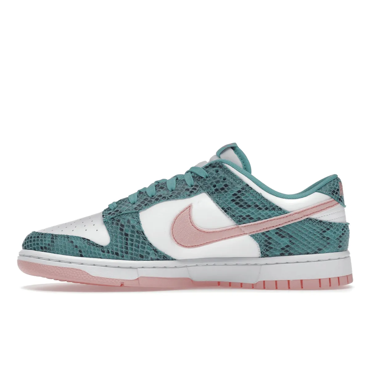 Daily Go Nike Dunk Low Snakeskin Washed Teal Bleached Coral