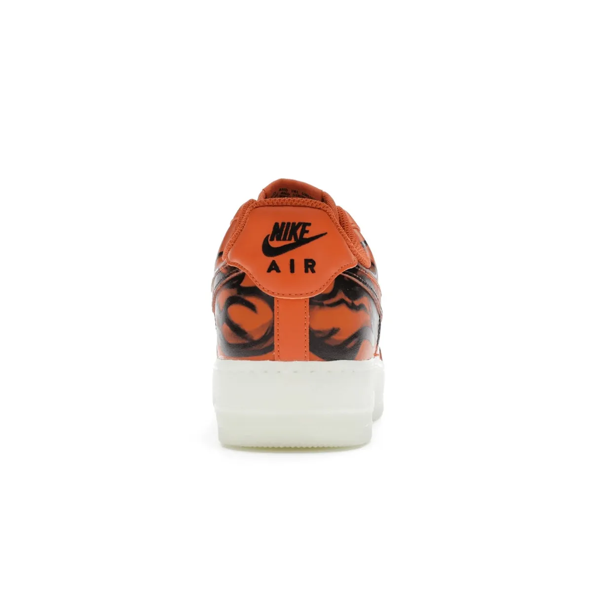 Daily Step Air Force 1 Orange Skeleton