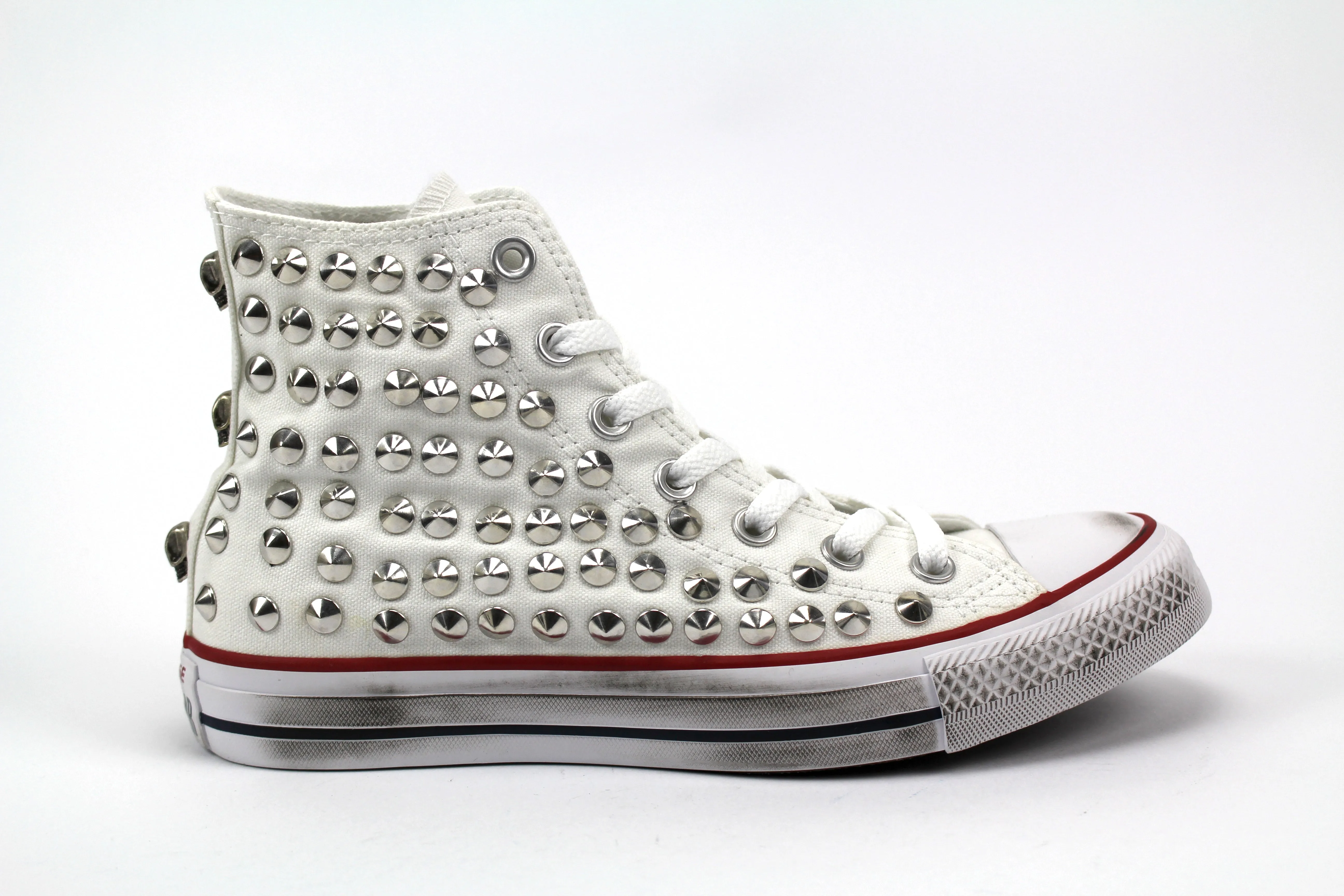 Converse All Star White Total Borchie Tree Run Fitness Ready