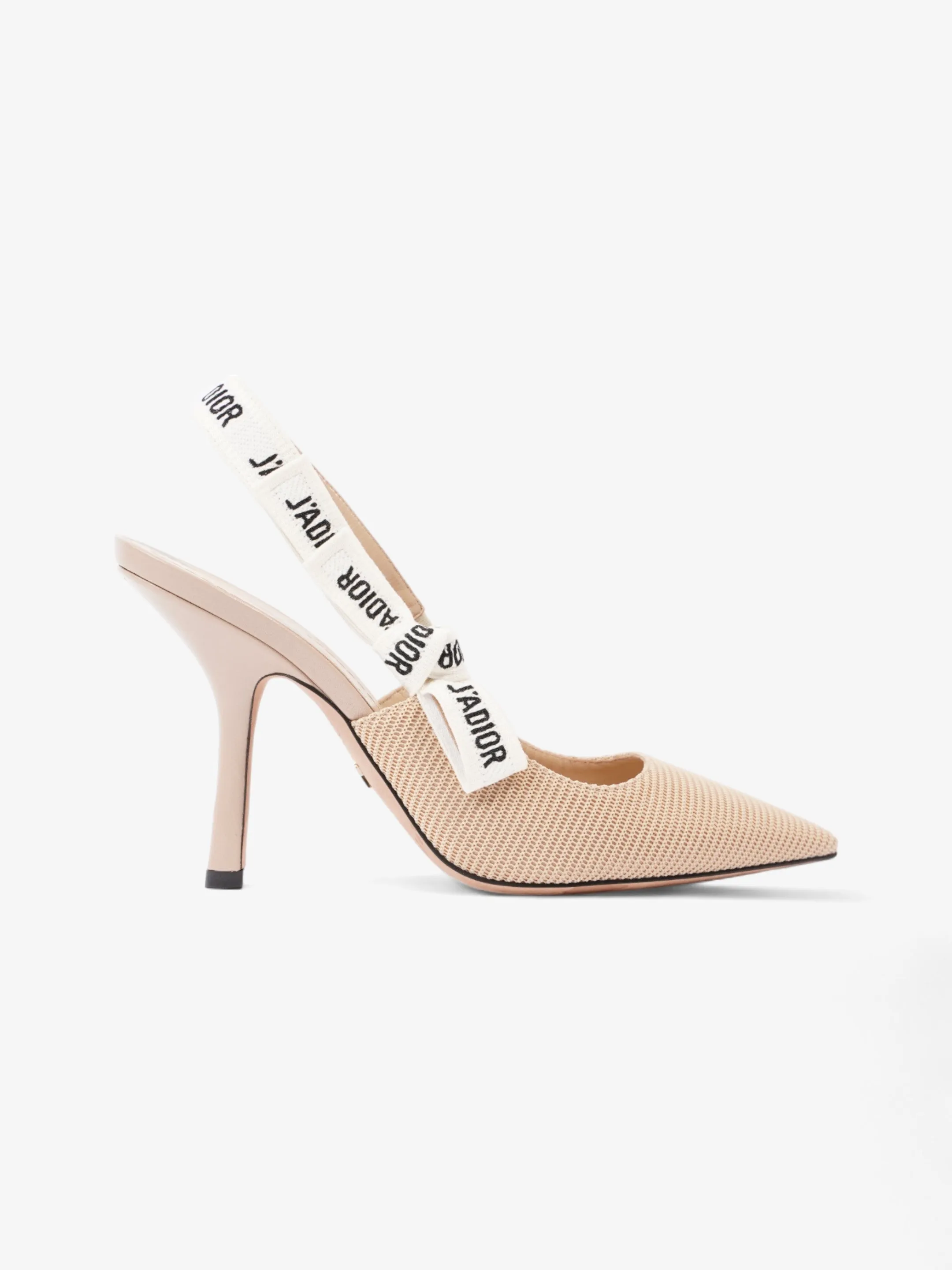 Designer Heels Christian Dior J'Adior Heel 100 Nude Cotton EU 38 UK 5