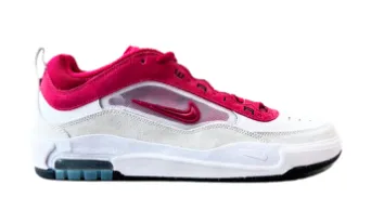 Designer Style Nike SB Air Max Ishod Shoe - White/Varsity Red/Summit White