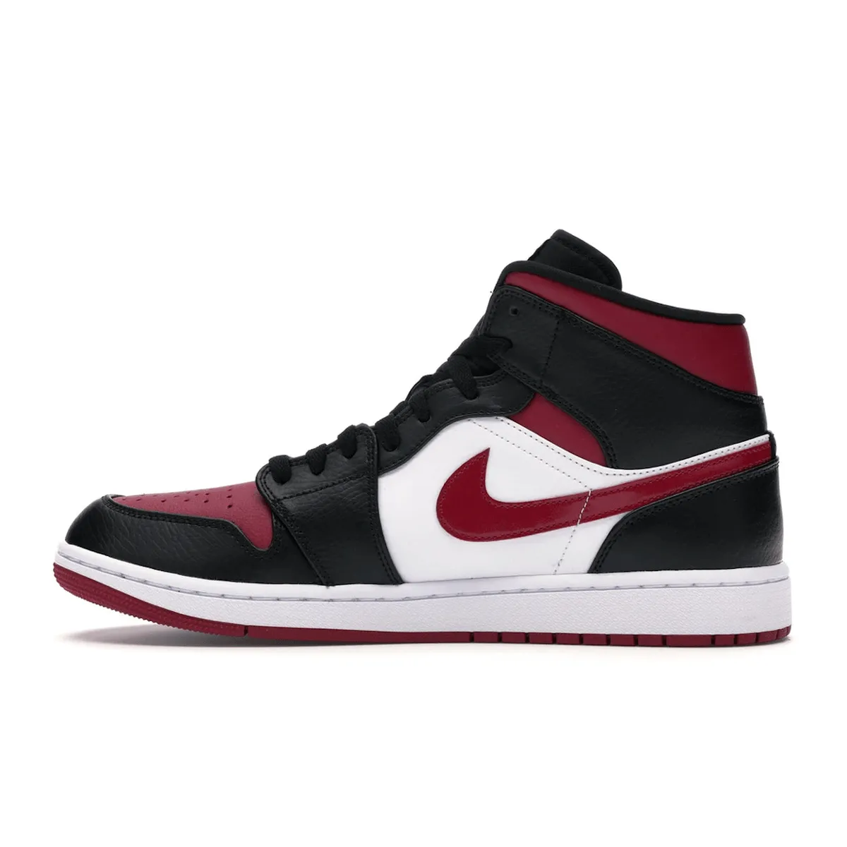 Directional Grip Plate Air Jordan 1 Mid Bred Toe