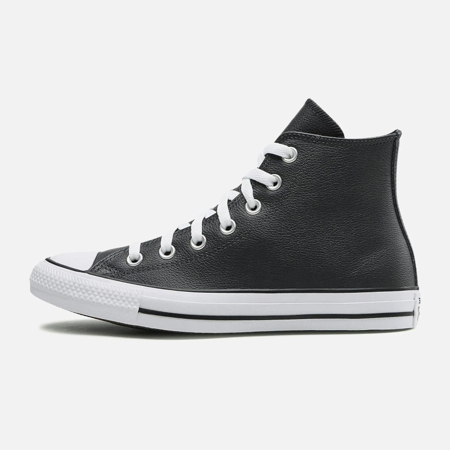 Converse Chuck Taylor All Star Hi Dark Grey Leather Durable Build