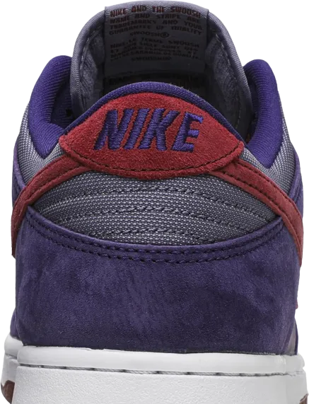 Dunk Low 'Plum' Supportive support