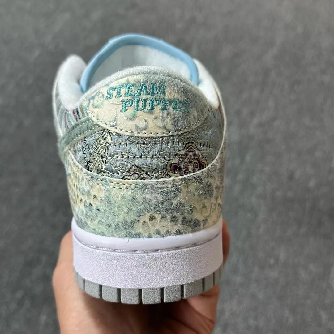 Dunk Low Steam Puppet White Green Soft-touch