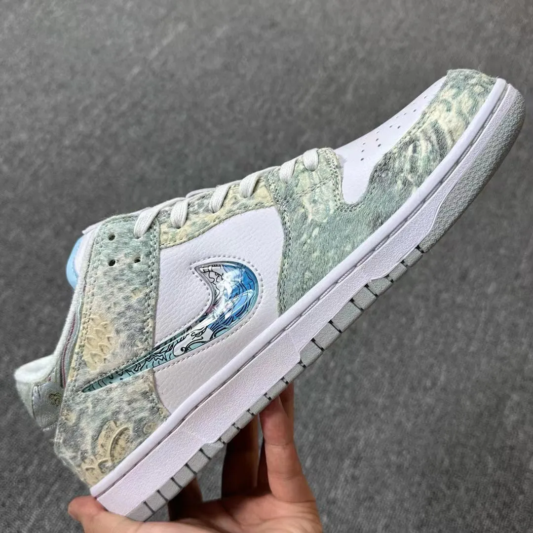 Dunk Low Steam Puppet White Green Soft-touch